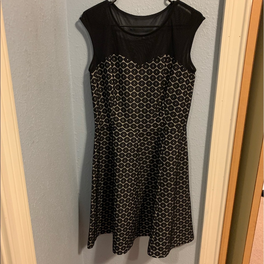 Woman’s navy blue dress. Size 12